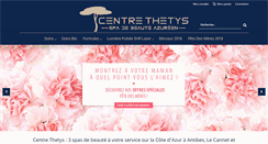 Desktop Screenshot of centrethetys.fr