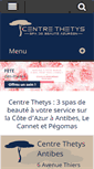 Mobile Screenshot of centrethetys.fr